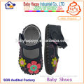 organic leather funky design good quality baby leather shoes